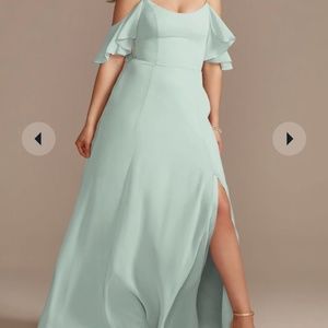 David’s Bridal Size 10 (altered) Dusty Sage